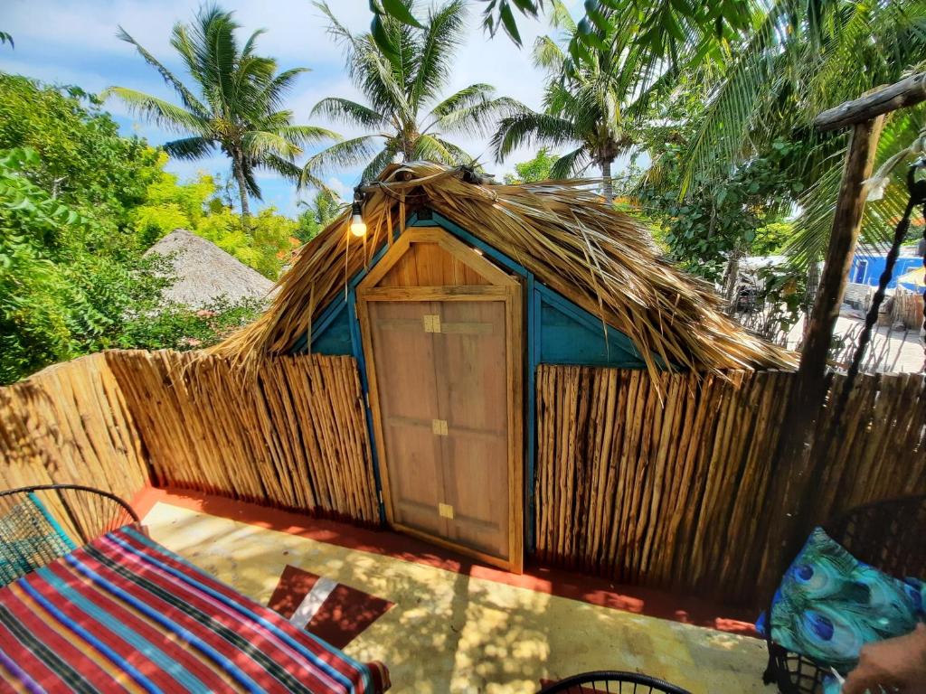 Zahrada ubytování Casa Jade Ecobungalows Las coloradas
