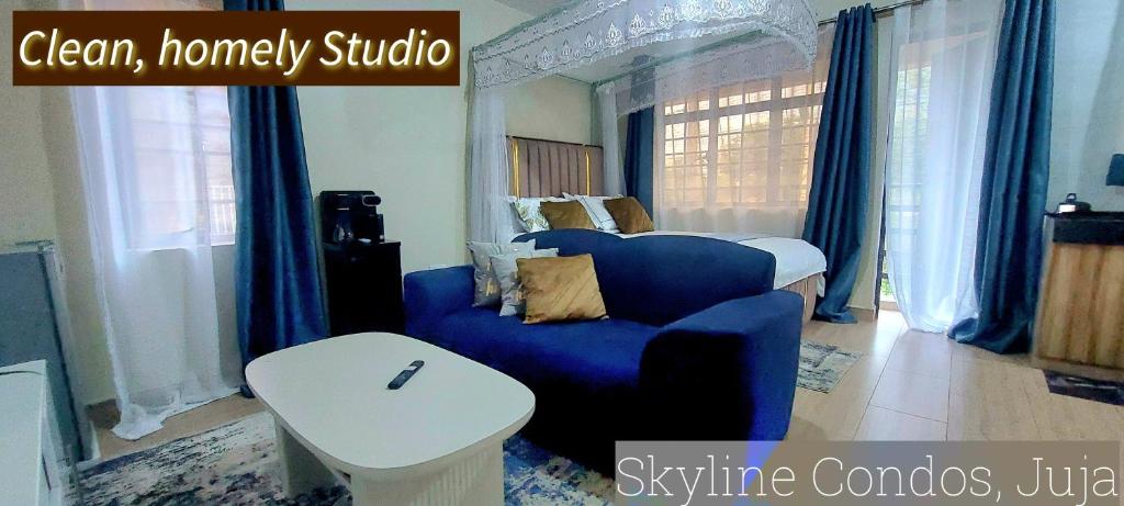 Posezení v ubytování Southside Juja 1 Bedroom