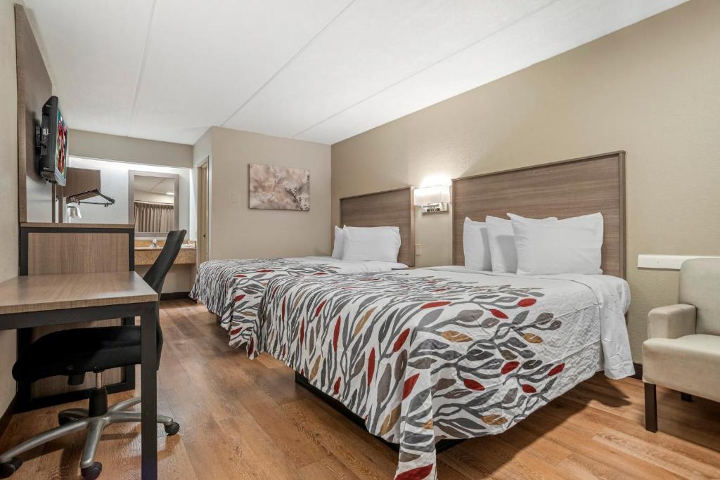 Red Roof Inn West Monroe - Deluxe Kamer Met 2 Tweepersoonsbedden, Rookvrij