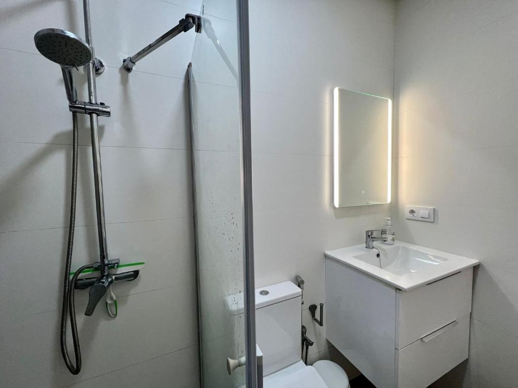 Koupelna v ubytování Apartamento Columela