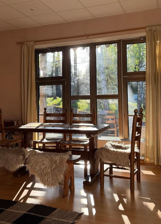 Posezení v ubytování Eha Farmstay