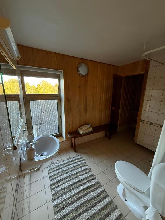 Koupelna v ubytování Eha Farmstay
