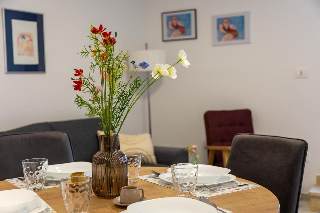 Posezení v ubytování Apartman Zvane