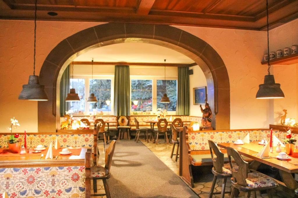 Restaurace v ubytování Hotel Goldenes Fass in Rothenburg ob der Tauber