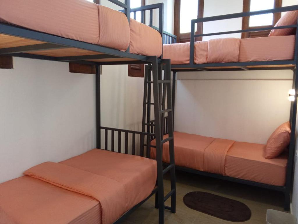 Palanda nebo palandy na pokoji v ubytování Nifty Hostel Ella