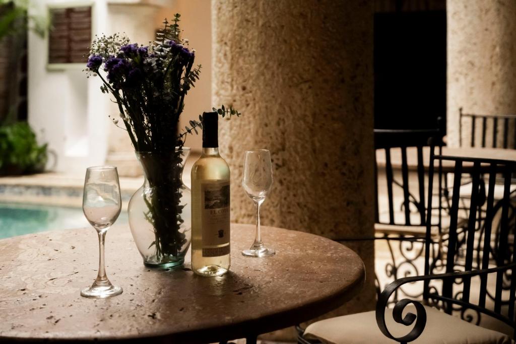Nápoje v ubytování Hotel Boutique Patio Corao