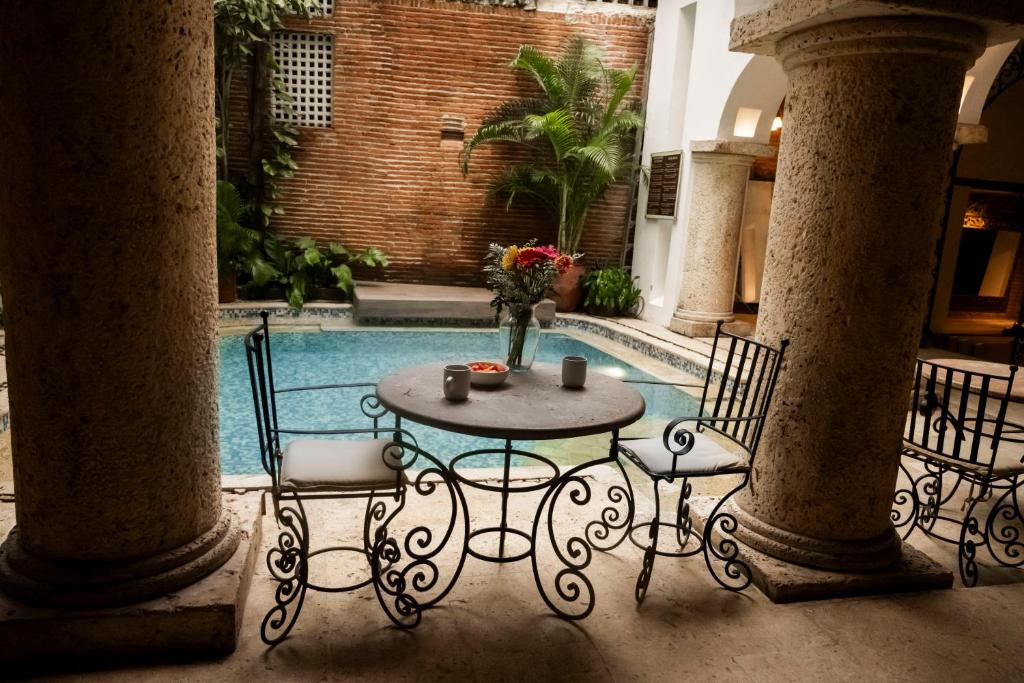 Bazén v ubytování Hotel Boutique Patio Corao nebo v jeho okolí