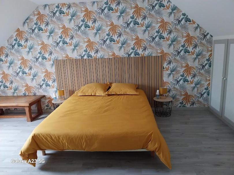 Postel nebo postele na pokoji v ubytování chambre lydie 1