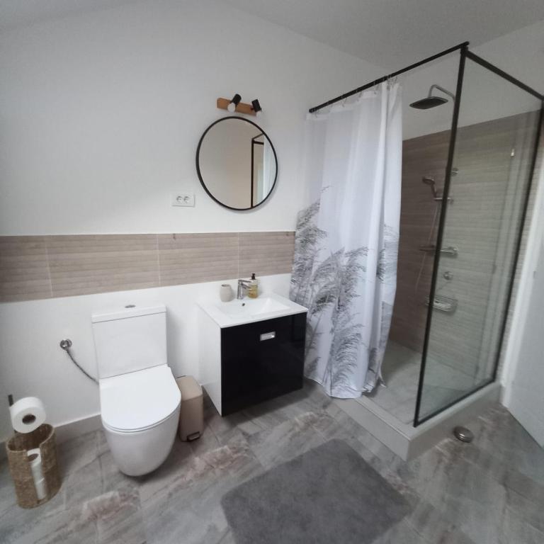 Koupelna v ubytování B&B Baš Baštica