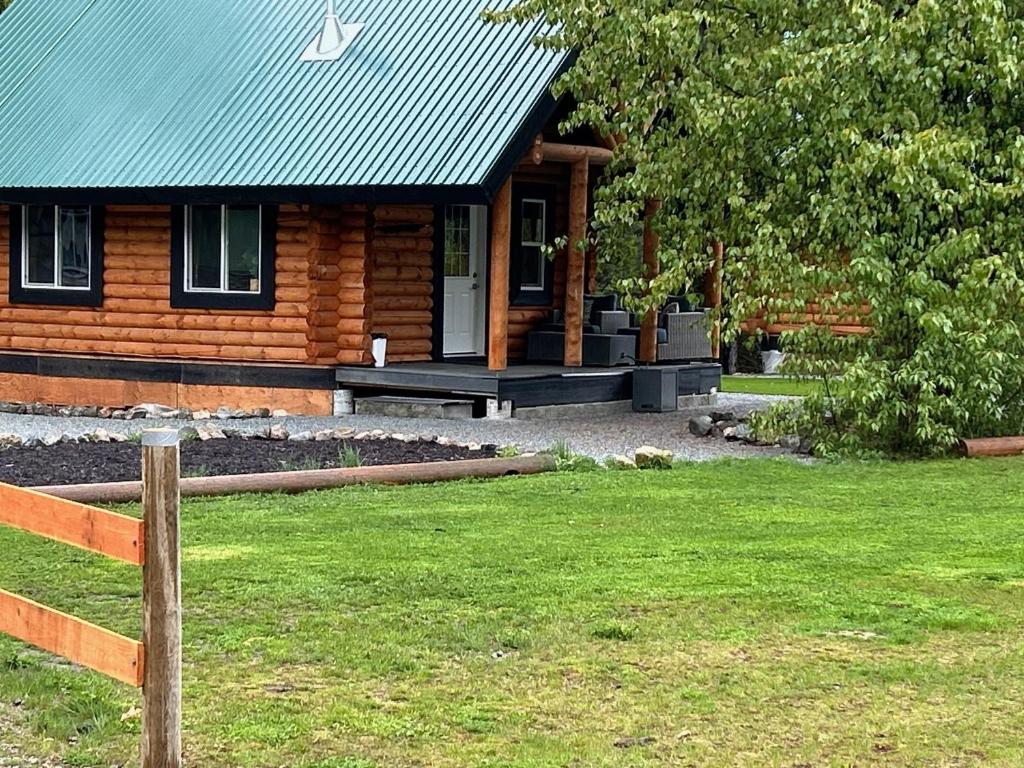 Zahrada ubytování Log lofted rustic cabin in woods