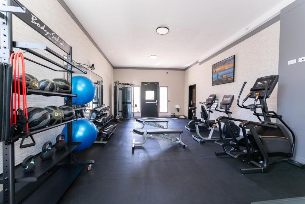 Fitness centrum a/nebo fitness zařízení v ubytování Prestige Aberdeen Lodge Kamloops