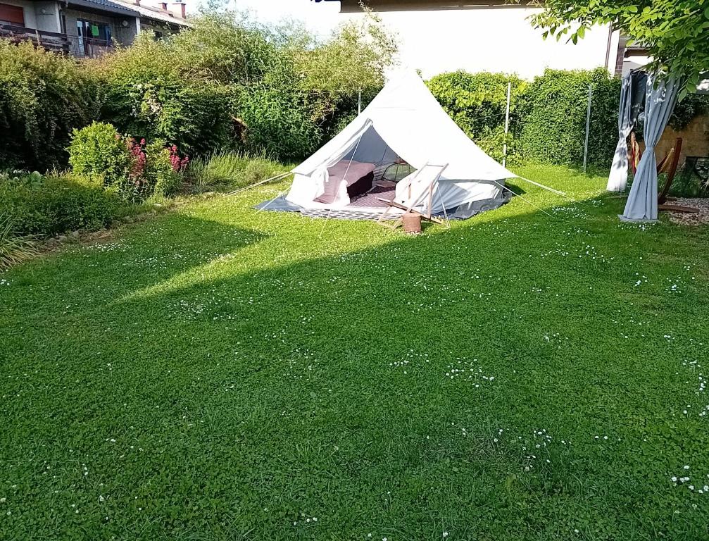 Zahrada ubytování Camp THEA, jurta tent glamping