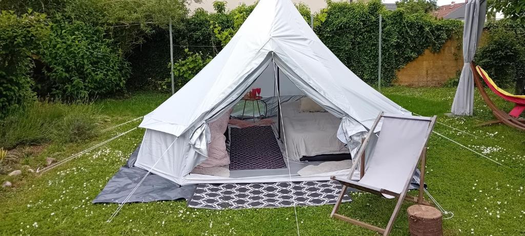 Zahrada ubytování Camp THEA, jurta tent glamping