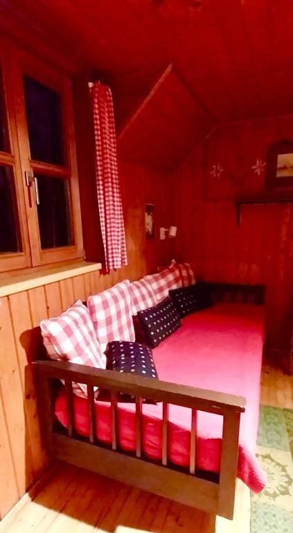 Posteľ alebo postele v izbe v ubytovaní Waldnerhütte