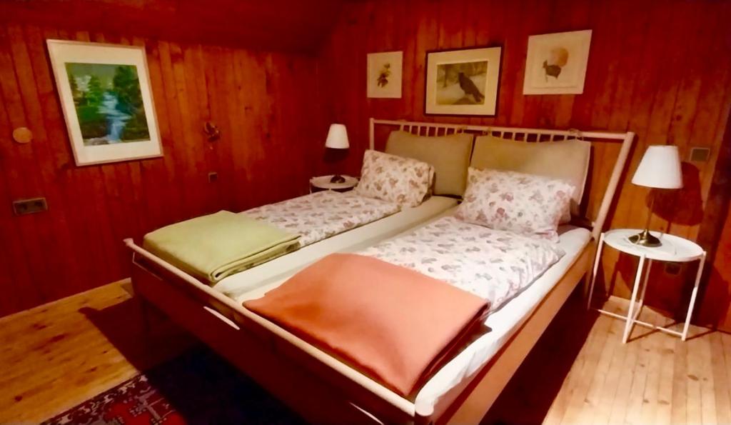 Posteľ alebo postele v izbe v ubytovaní Waldnerhütte