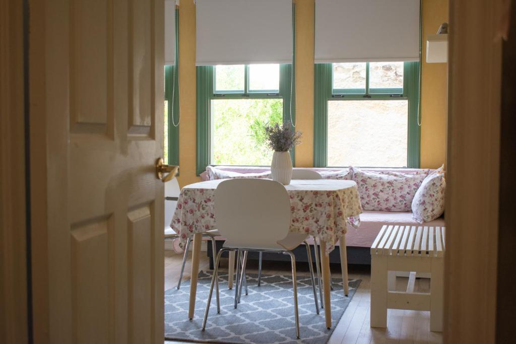 Posezení v ubytování Theothea Suites