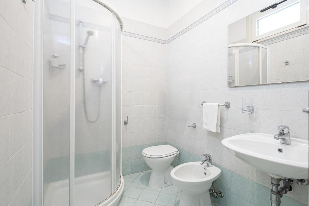 Koupelna v ubytování Hotel Altamarea Cesenatico