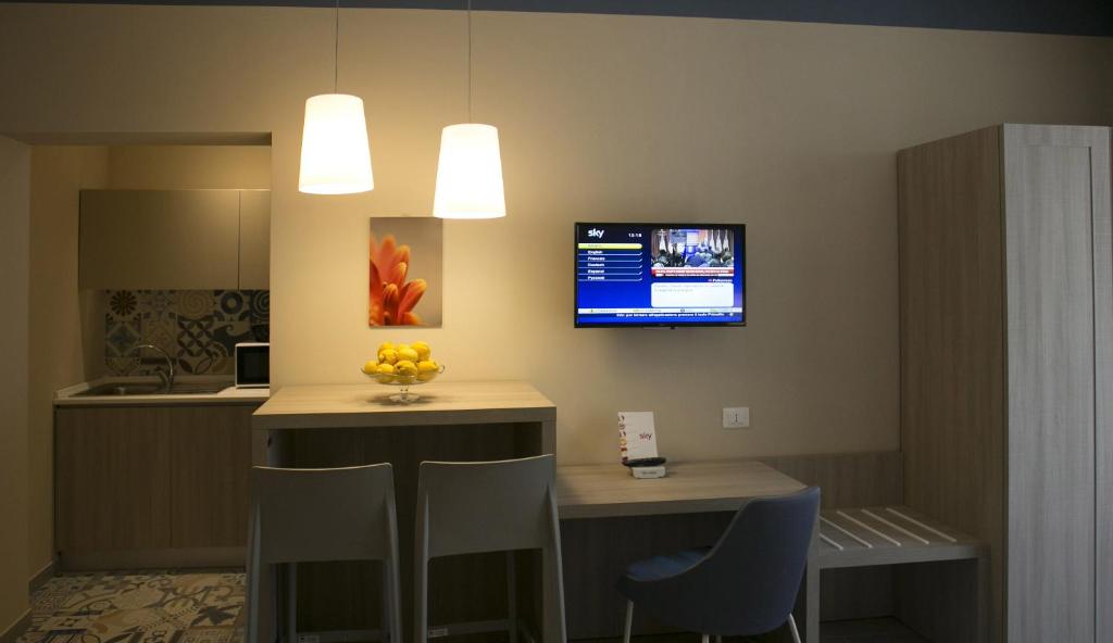 A television and/or entertainment centre at Map holiday residence