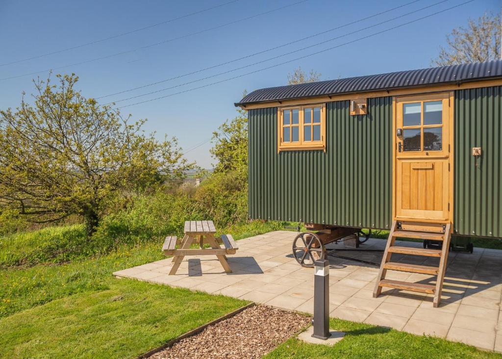 Zahrada ubytování Beacon Shepherd Huts