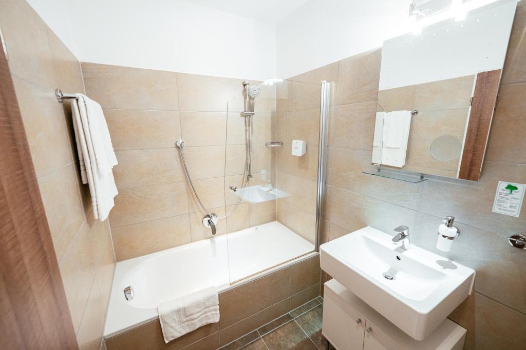Koupelna v ubytování BO Hotel Hamburg