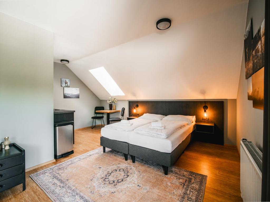 Postel nebo postele na pokoji v ubytování Feriendorf Rosental by S4Y - Selbstversorger Appartements