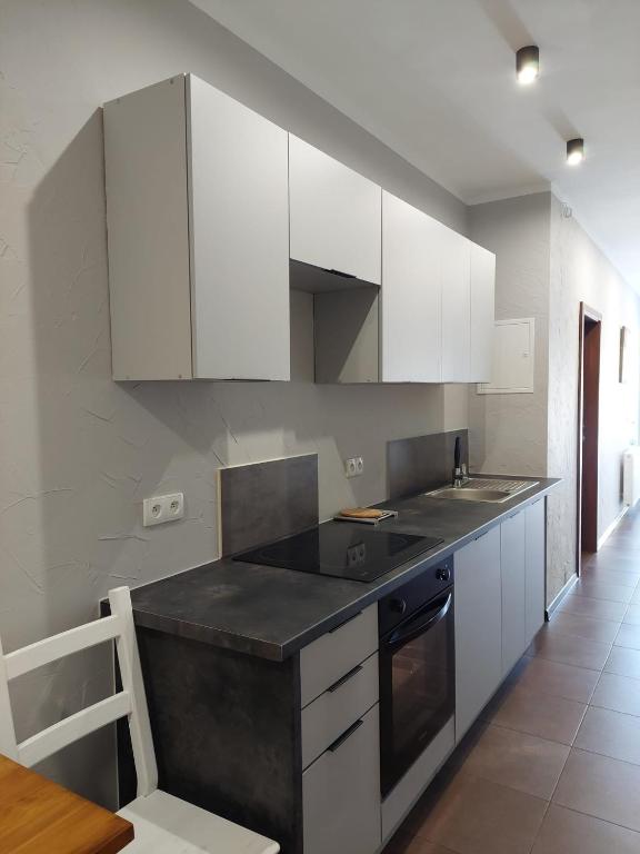Kuchyňa alebo kuchynka v ubytovaní Apartamenty Otylka
