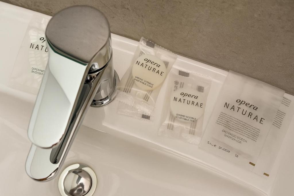 Koupelna v ubytování Hotel Baden Baden