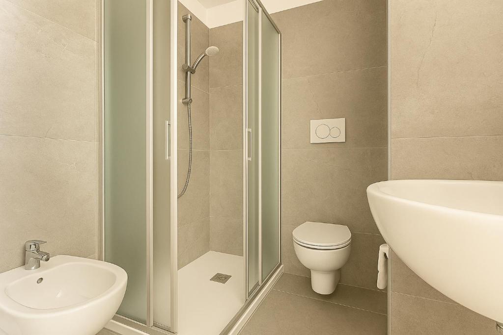 Koupelna v ubytování Hotel Baden Baden