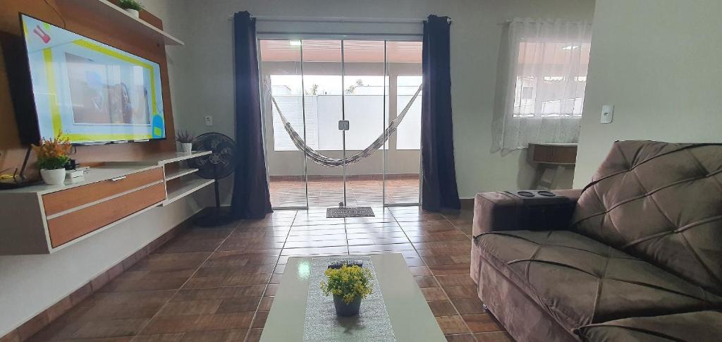 TV/trung tâm giải trí tại Casa da Ana Cristina