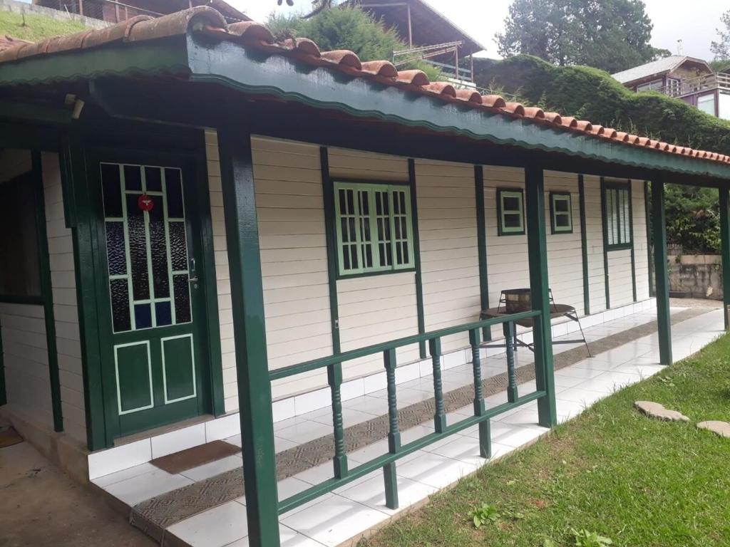 Bygningen som feriehuset ligger i