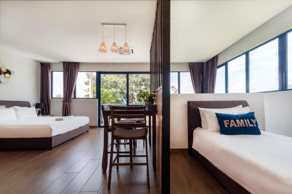 Bilut Hills Eco Resort - Vierpersoonskamer Met Balkon
