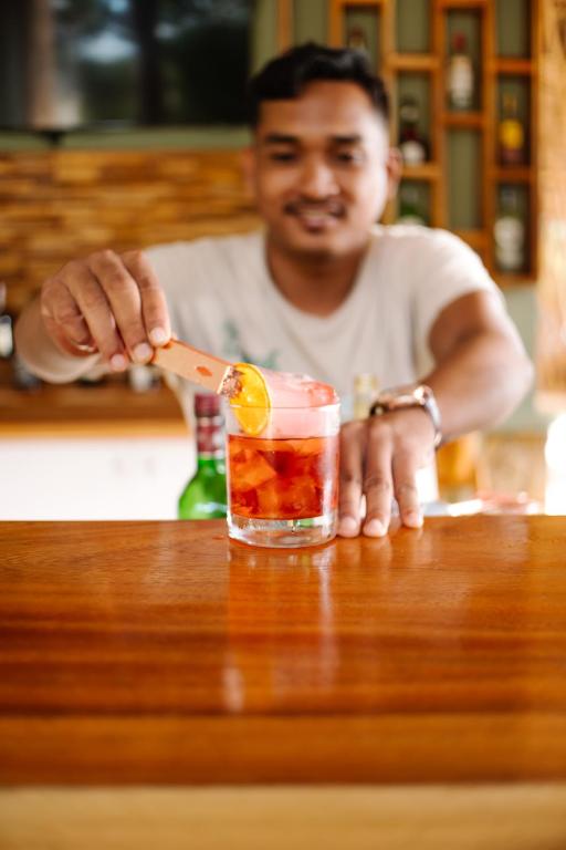 Nápoje v ubytování Tropik Resort Lombok