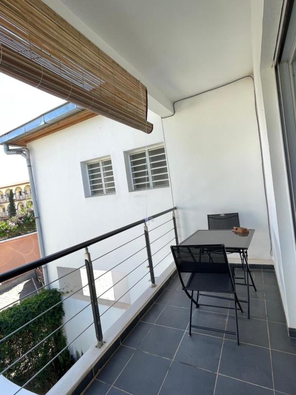 Balkón nebo terasa v ubytování E&D Apartments
