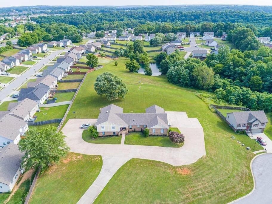 an aerial view of a residential neighborhood with houses at Whole Home 1335 Whitt Ln in Clarksville