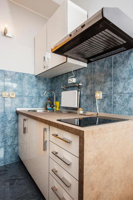 Kuchyňa alebo kuchynka v ubytovaní Ava apartmani