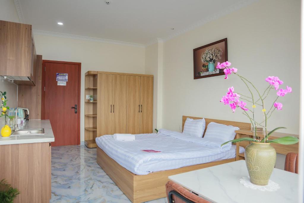 Postel nebo postele na pokoji v ubytování Hamia Boutique Hotel managed by Marcom Jack Lee