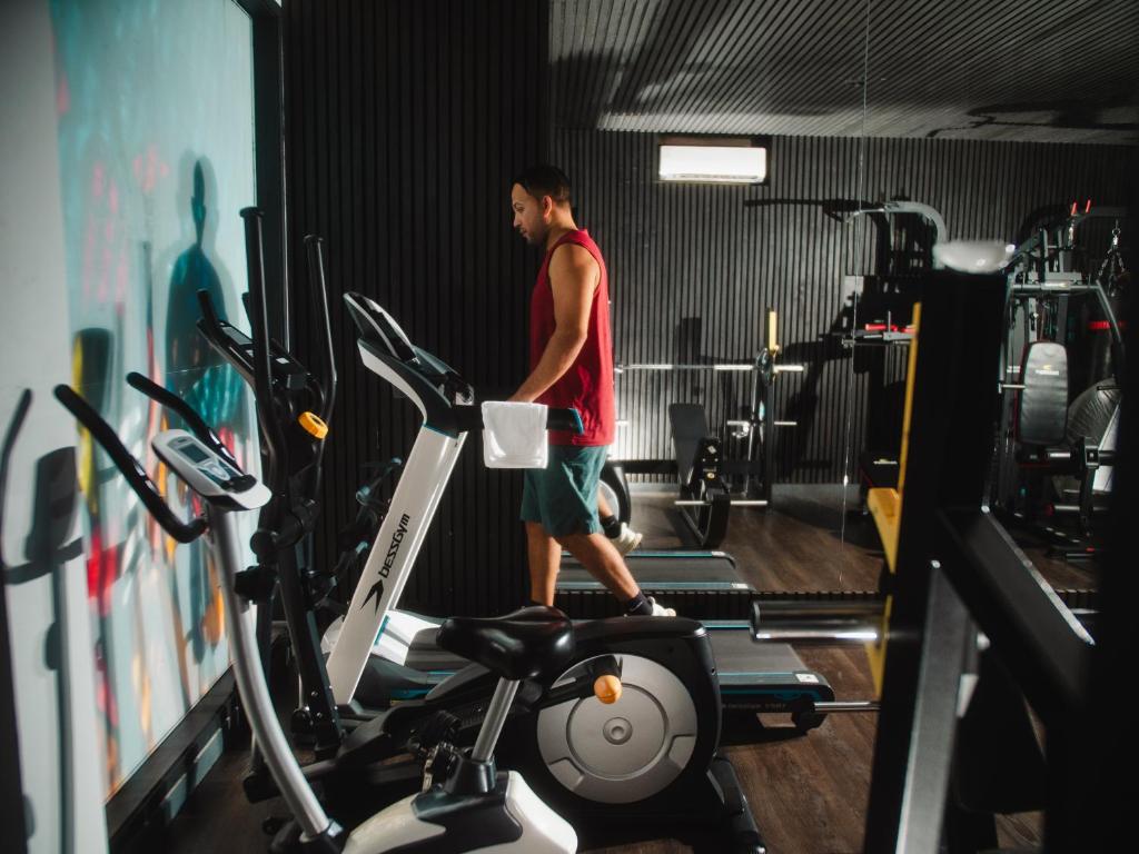 Fitness centrum a/nebo fitness zařízení v ubytování Ataraxis Grand and Spa Fuvahmulah