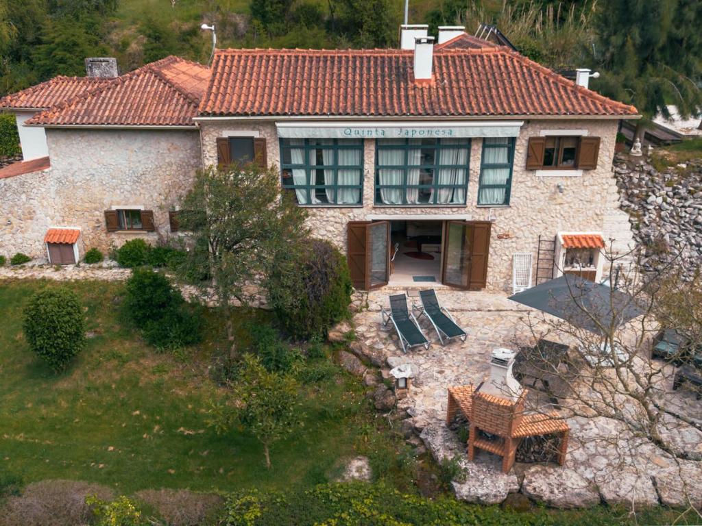 O edifício onde o B&B está situado