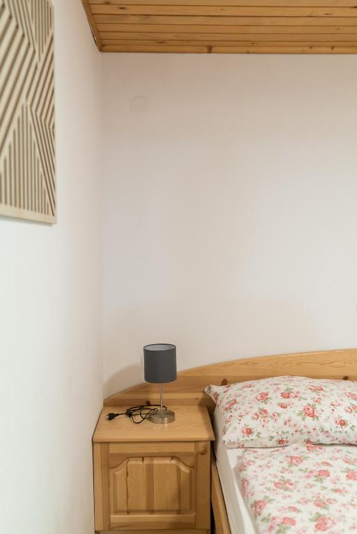 Postel nebo postele na pokoji v ubytování Mountain View Apartments - Pr` Potovcn`k