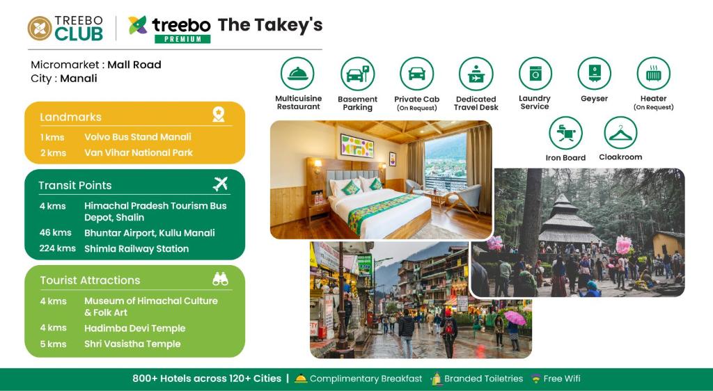 Certifikát, hodnocení, plakát nebo jiný dokument vystavený v ubytování Treebo Premium The Takey's