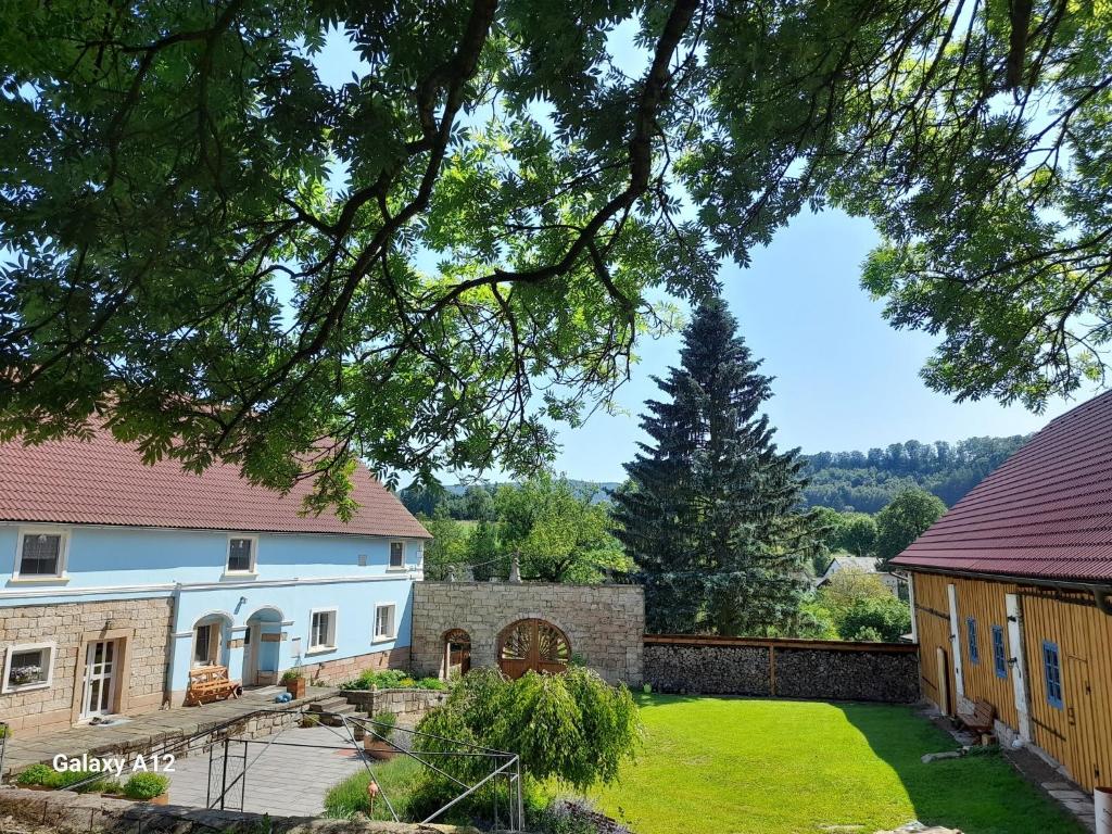 Zahrada ubytování Statek Bílý Dvůr