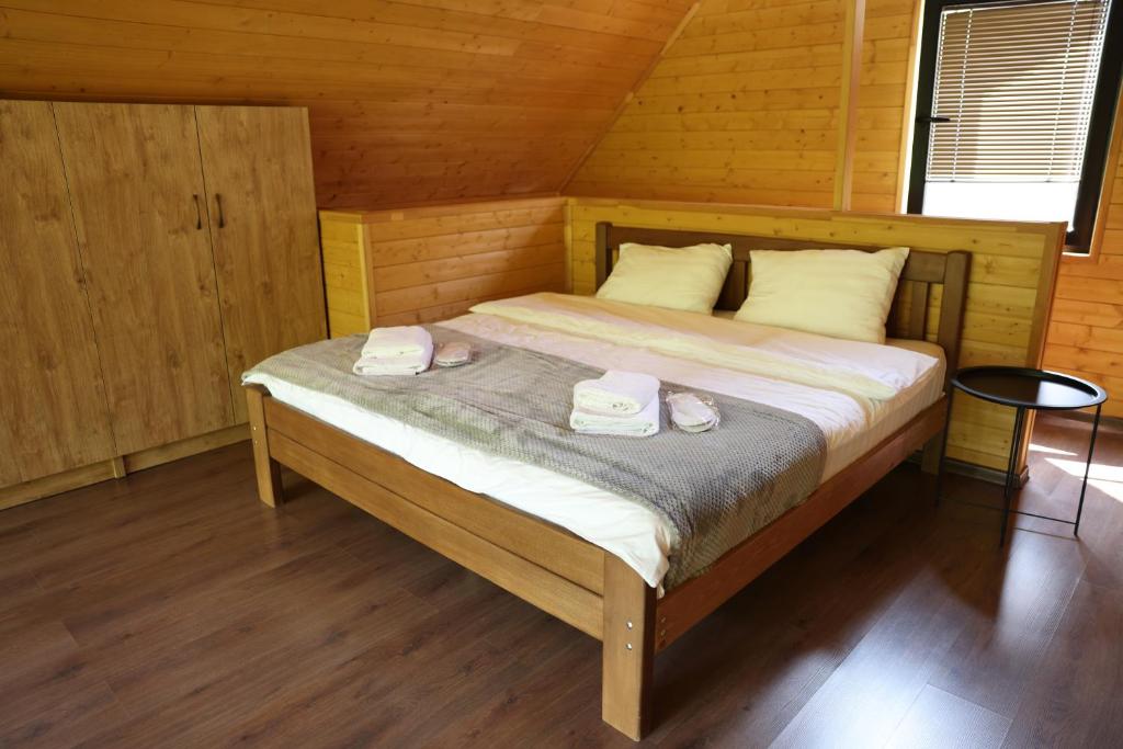 Postel nebo postele na pokoji v ubytování OXYGEN utsera