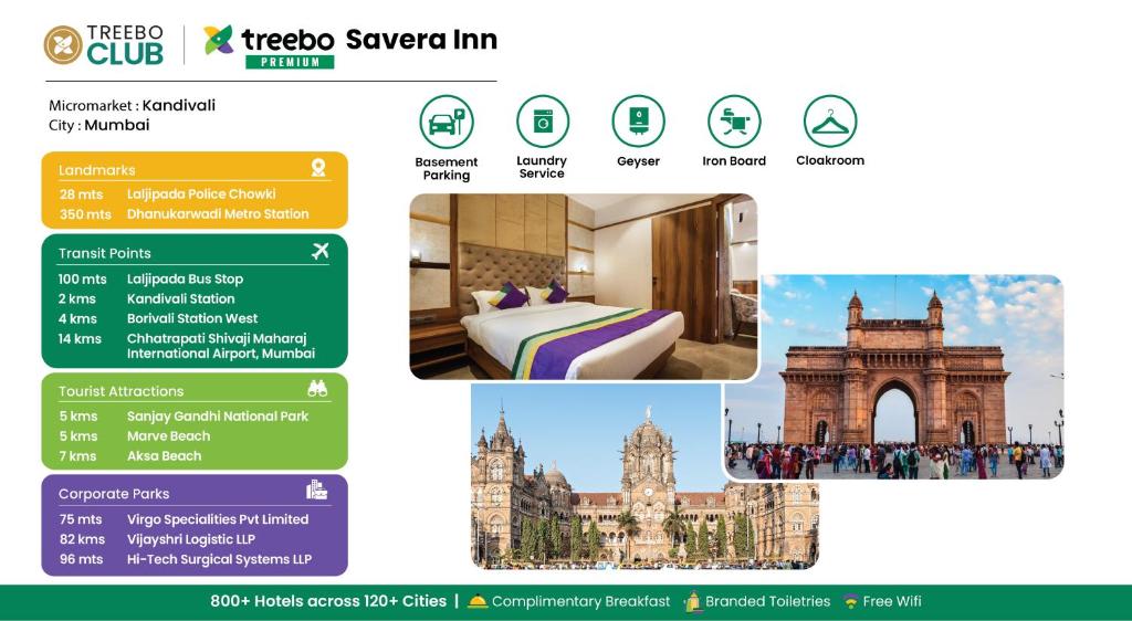 Fotografie z fotogalerie ubytování Treebo Premium Savera Inn v Bombaji