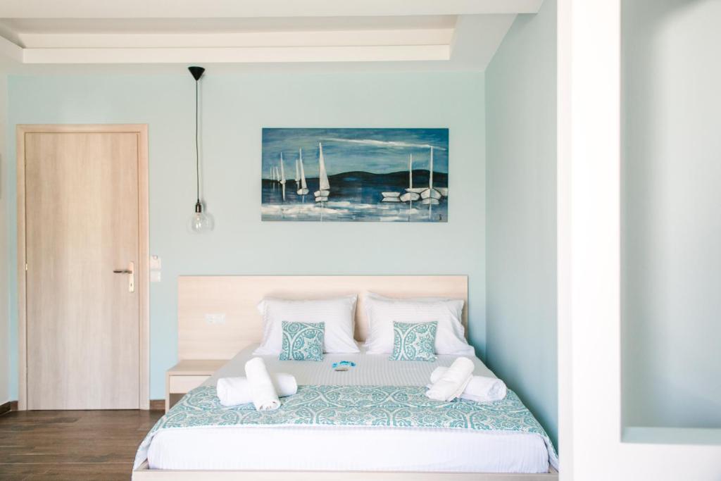 Posteľ alebo postele v izbe v ubytovaní Anastasia Rooms
