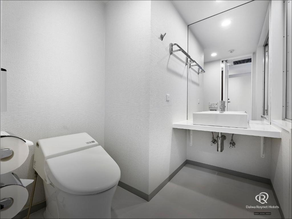 Koupelna v ubytování Daiwa Roynet Hotel Numazu
