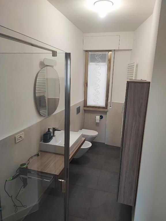 Koupelna v ubytování Foresteria Juvarra