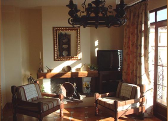 Posezení v ubytování Hotel Los Rebites