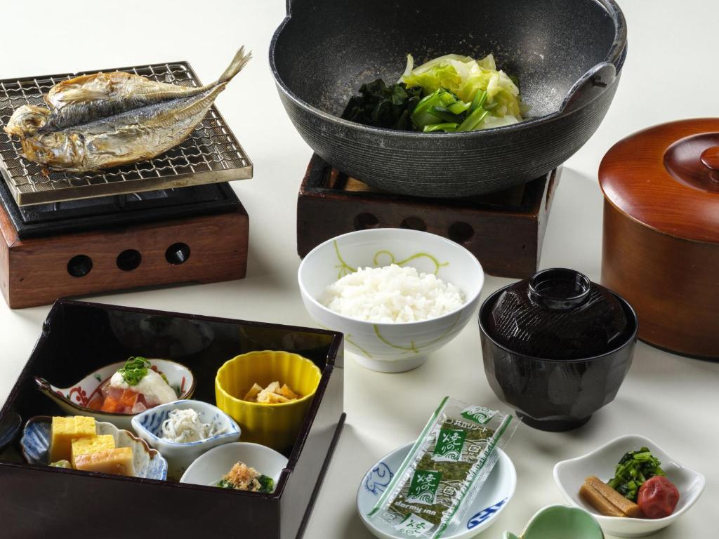 Nourriture dans le ryokan ou à proximité