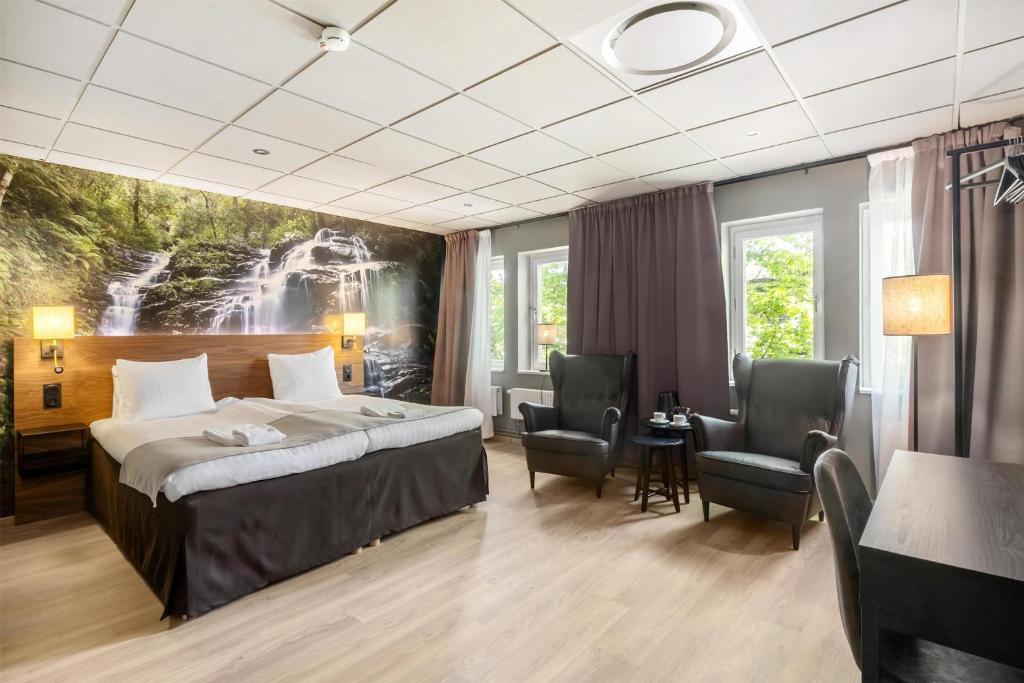 Postel nebo postele na pokoji v ubytování Best Western Hotel City Gavle