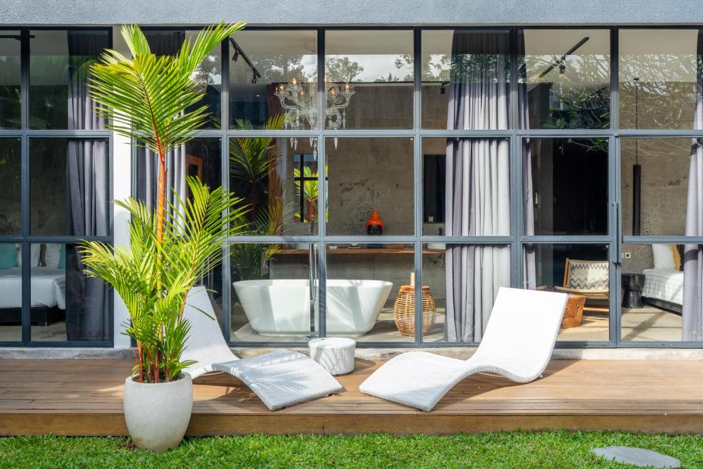 Area tempat duduk di Rouge - Loft Dimanisa